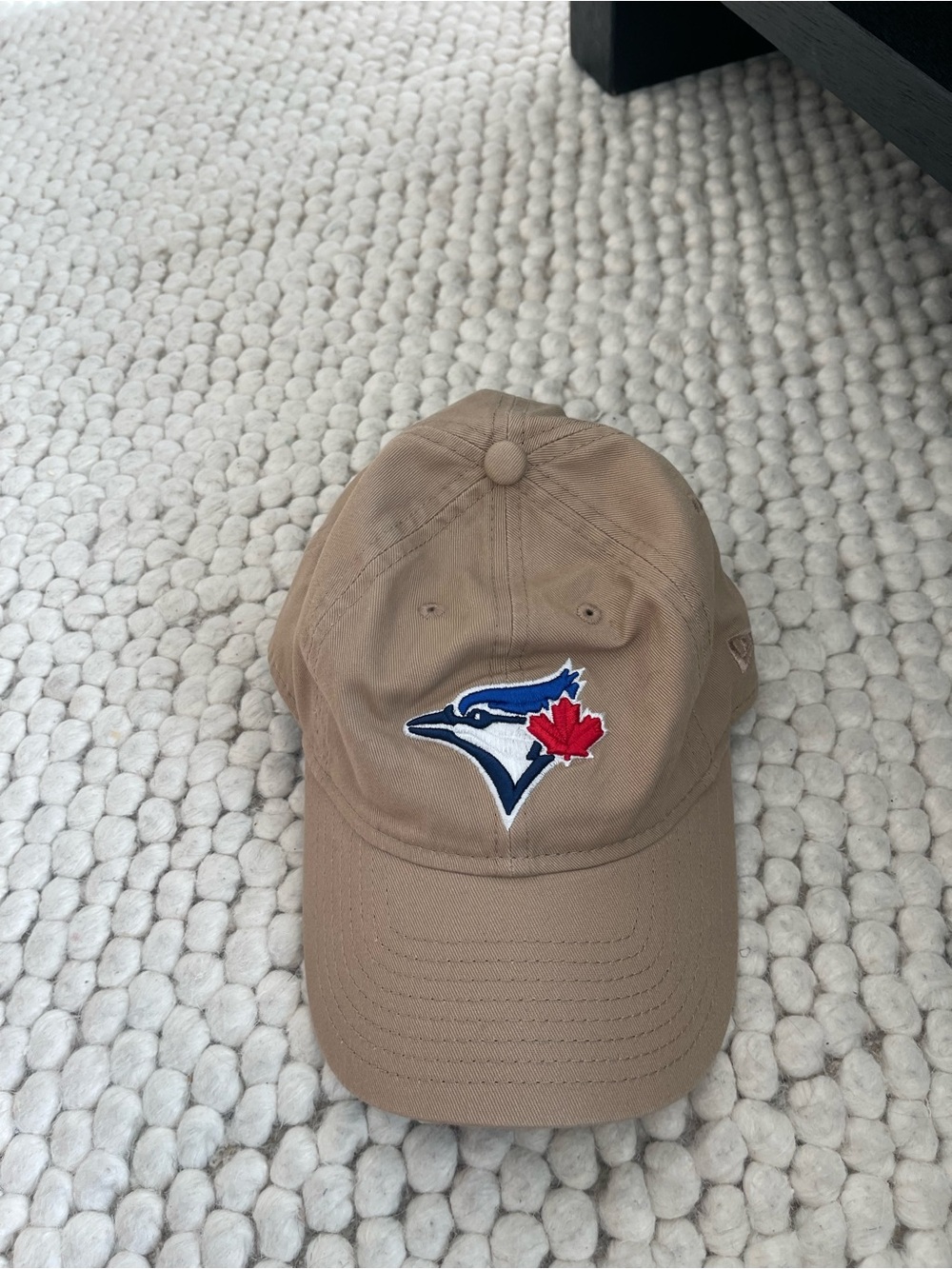Beige Toronto Blue Jays Logo Baseball Cap